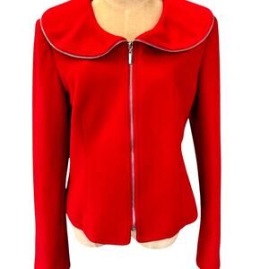 "Stunning"Gilani ,Cropped Blazer/Jacket, 10, Zipper, Office, Workwear, Christmas